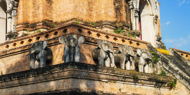 Buddhist Temple in Chiang Mai, Thailand