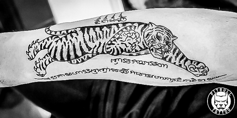 Buddhist tattoos thai traditional Getting A