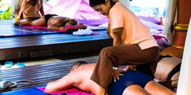 Nuad Chaloeisak or Folk Thai Massage in Thailand