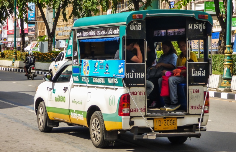 Songthaew in Hat Yai, Thailand