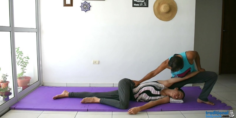 Thai Massage Chest Stretch