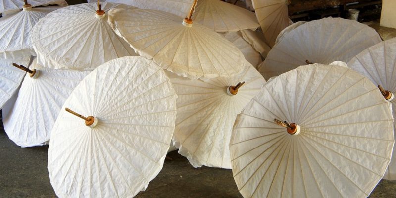 Thai Paper Umbrella Making