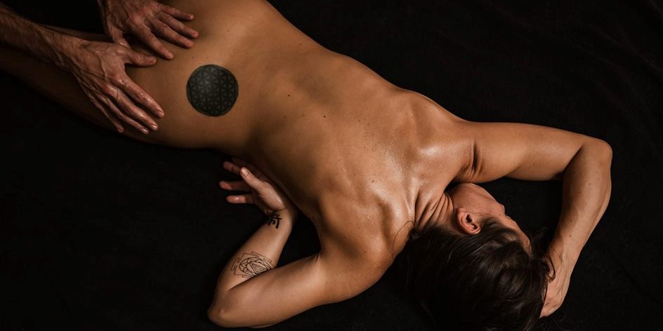 Person receiving Tantra Massage