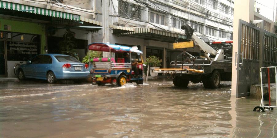 Big Floods in Bangkok - Thailand