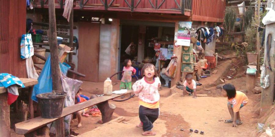 A supermarket in the village