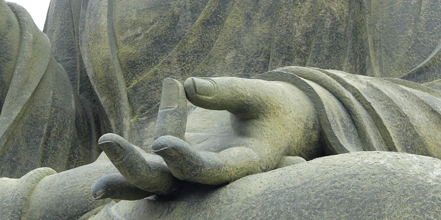 Buddha statue in sitting position
