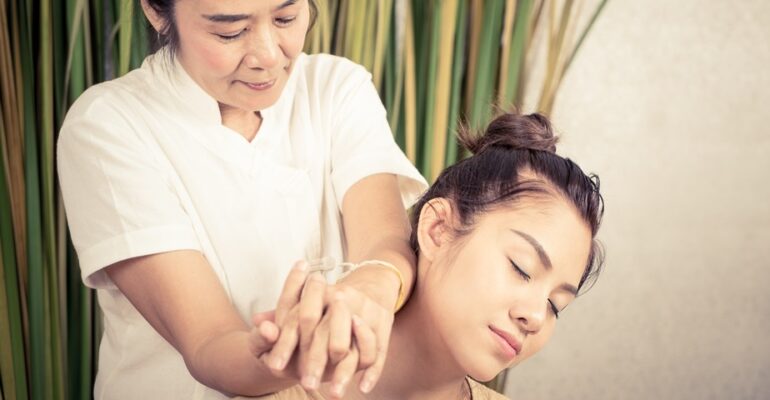 Thai Head, Neck, and Shoulder Massage