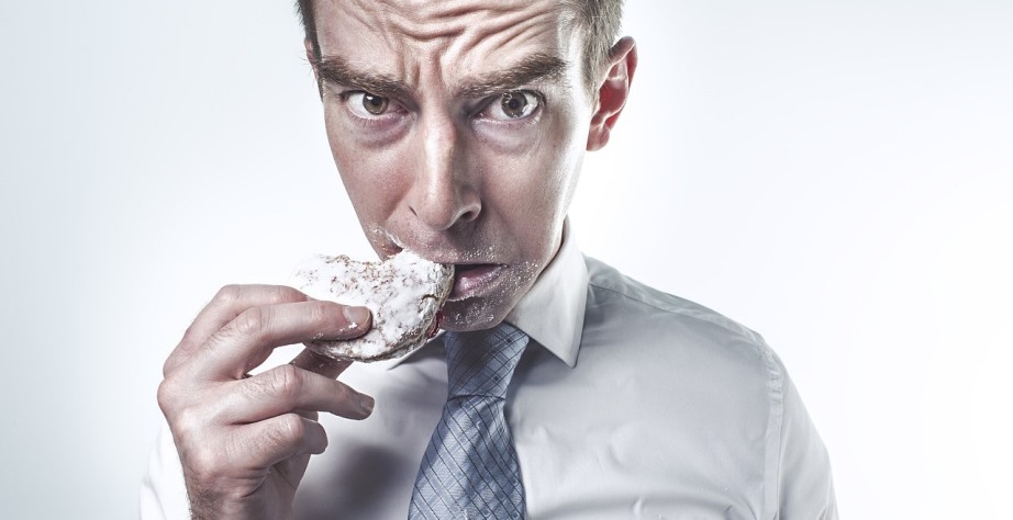 Man Eating Cookie