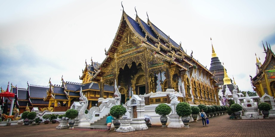 Temple Complex in Chiang Mai - Thailand