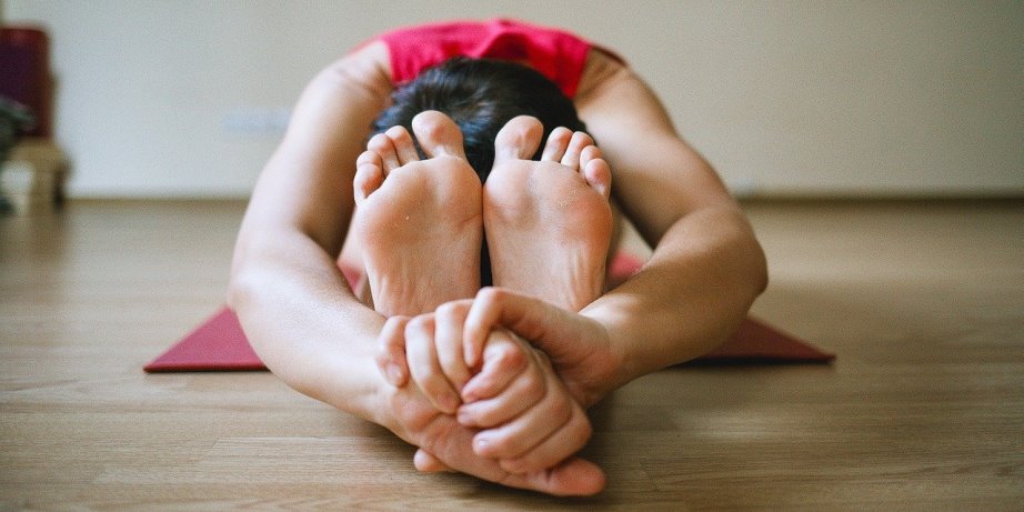 Woman doing Yoga pose