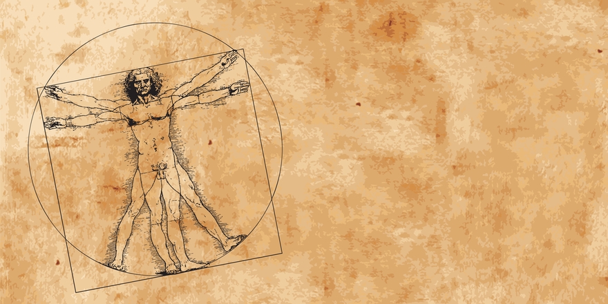 Vitruvian Man by Leonardo Da Vinci