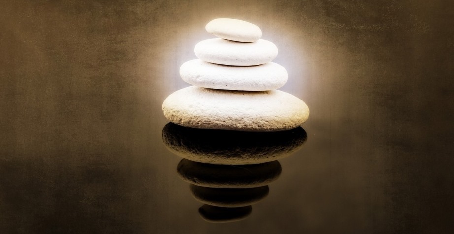 Zen stones balance