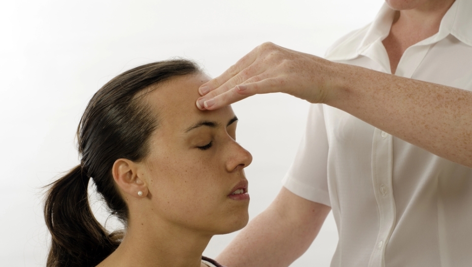 De-Armoring of a woman's face and head