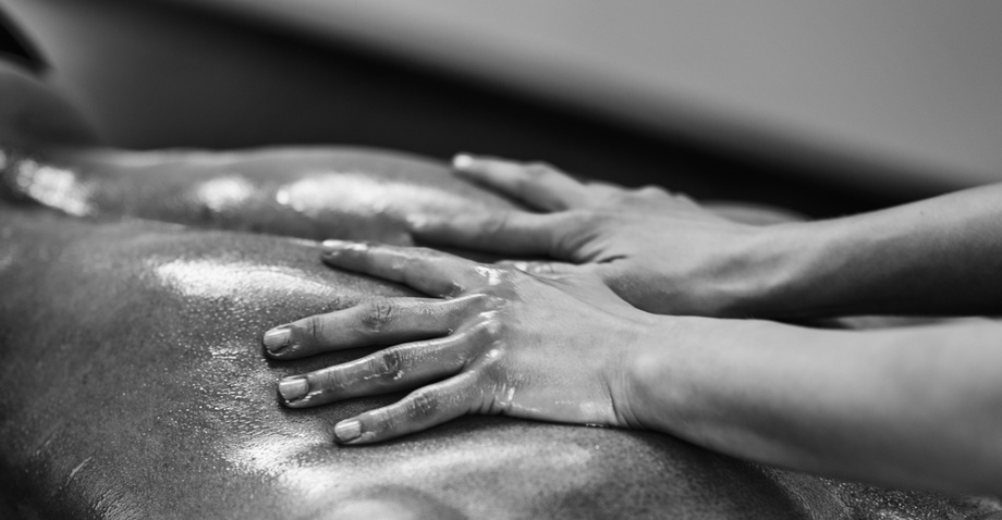 Man receiving FBSM Massage