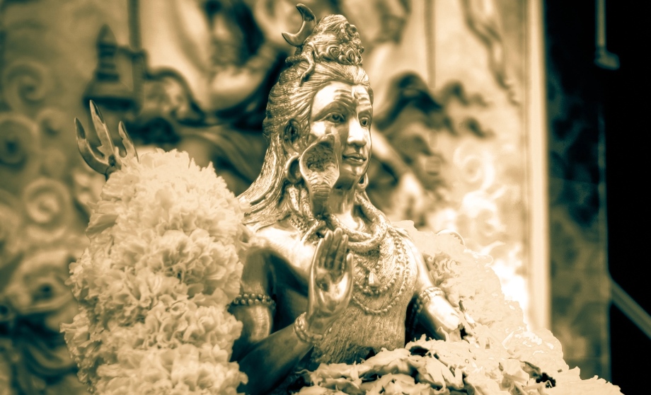Shiva statue in India