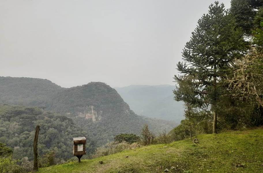 View of a valley in the Serra Gaucha - Rio Grande do Sul