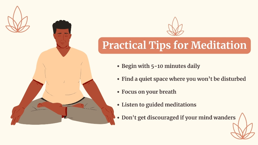 Practical tips for meditation