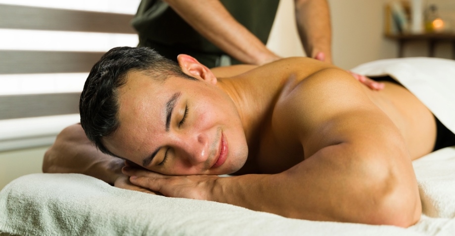 Gay male massage treatment