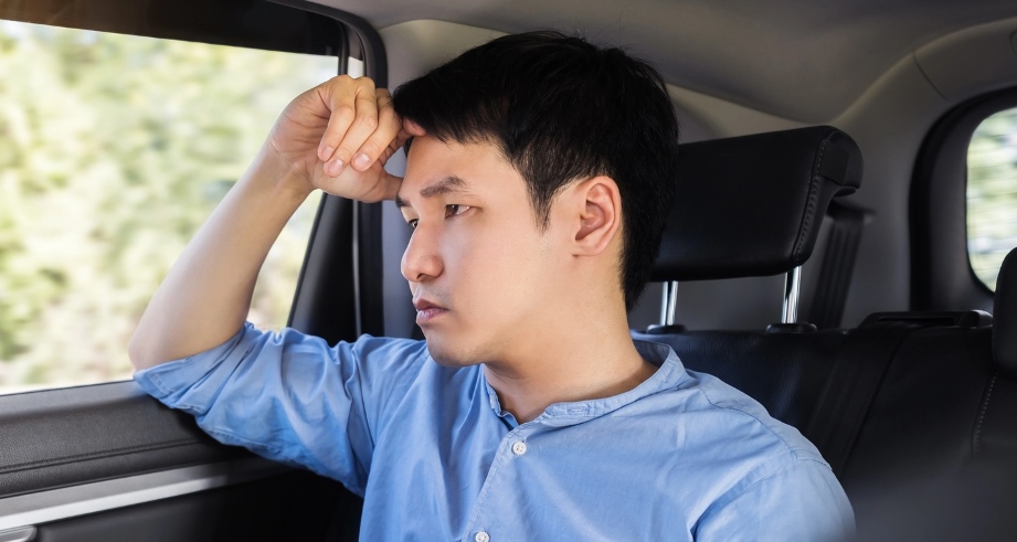 Man thinking about his problems