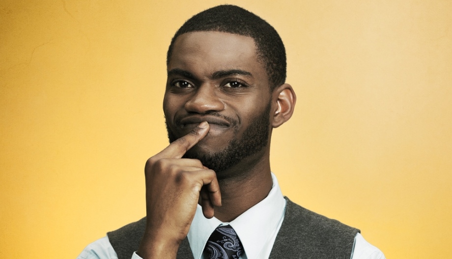 Man wondering about life
