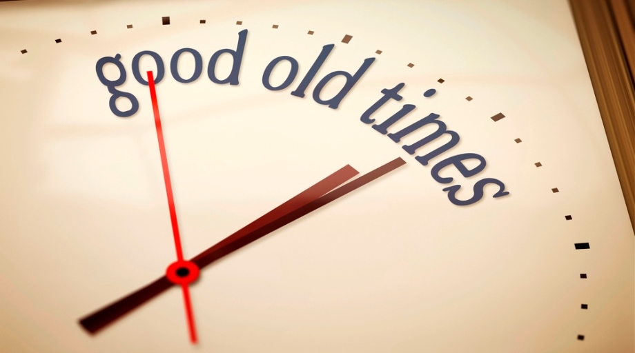 Good Old Times - When The World Was Seemingly Still in Progress Good old times clock