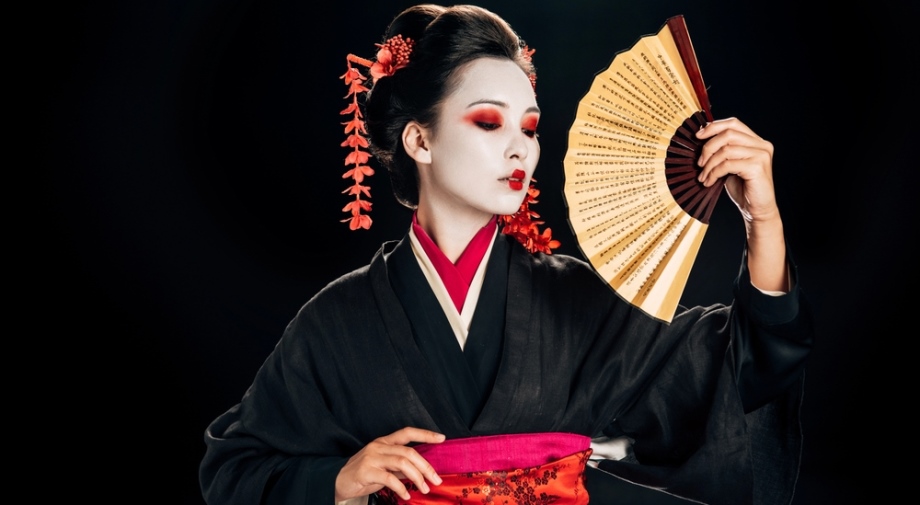 Japanese Geisha posing