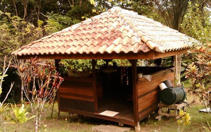 My bathroom in the Amazonian Rainforest