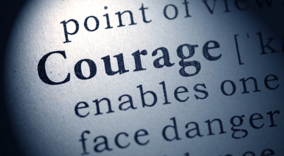 Dictionary explanation of courage