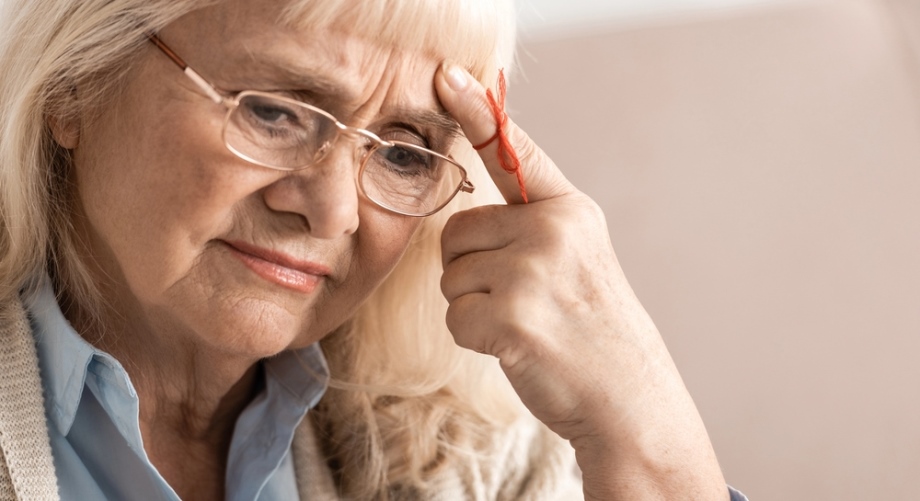 Woman losing her memory