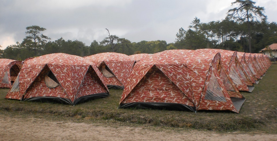 Tents on Phu Kradueng mountain top