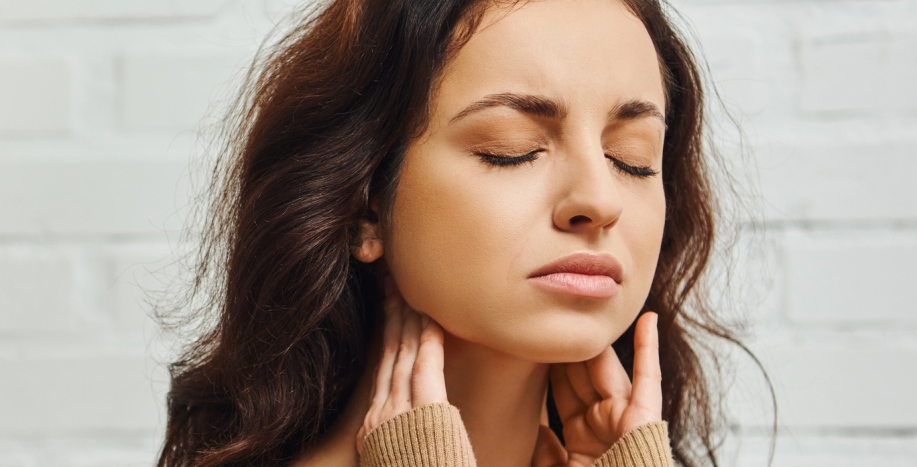 What Is Conscious Body Listening? Woman engaged in conscious body listening