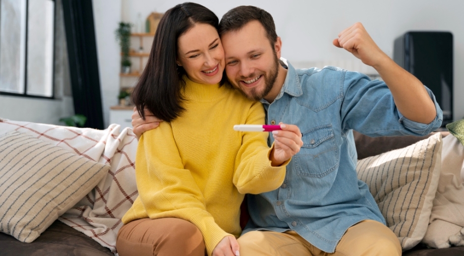 Male Fertility and Modern Wellness Treatments Couple expecting baby