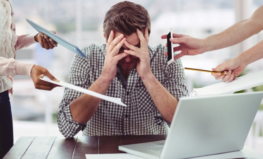 Burnout versus Nervous Breakdown: What's the Difference? Man suffering from burnout