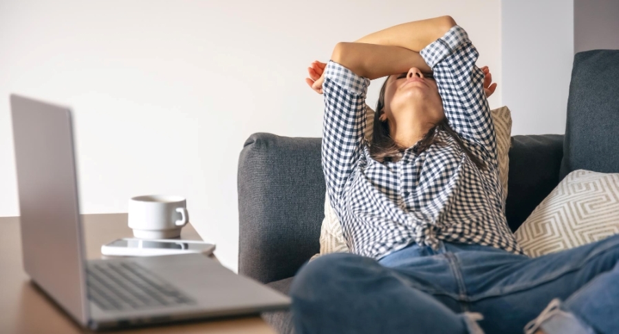 Procrastination Versus Precrastination: How They Differ but Lead to the Same Result Tired man on couch